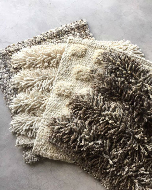 Escribir Realizable embrague Alfombras de lana tejida para decoración - Línea Margarita – AWANAY -  Tradem DesignTradem Design