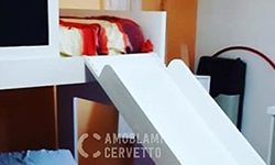 Muebles de diseño para habitaciones infantiles – Cama Tobogán – Amoblamientos Cervetto