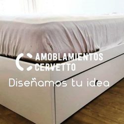 Fábrica de muebles de dormitorio en San Justo – Cama King – Amoblamientos Cervetto