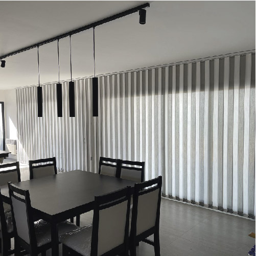 Cortinas bandas verticales 