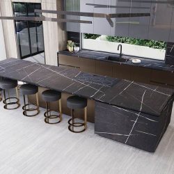 Revestimiento para cocina – Silestone Eternal Noir – Eurostone