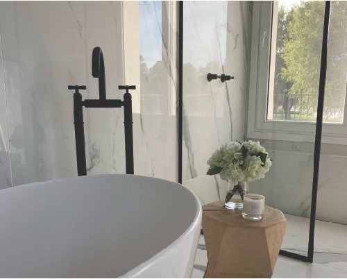 Grifería de diseño para bañeras