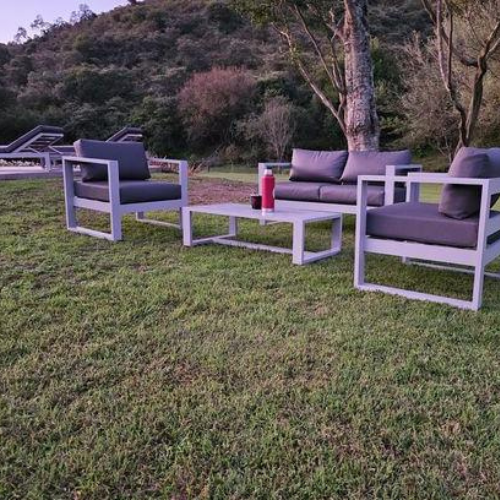 Muebles para exterior de aluminio- La plata- Verde Jardín Muebles