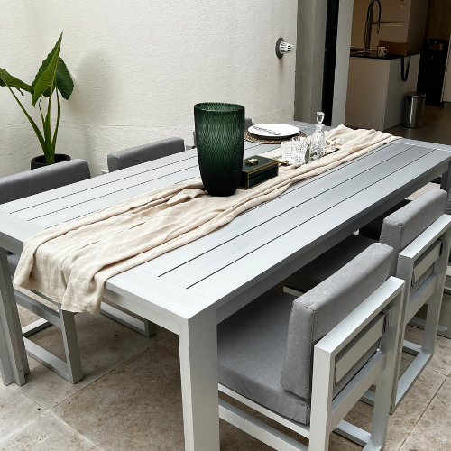 Muebles de jardín de aluminio