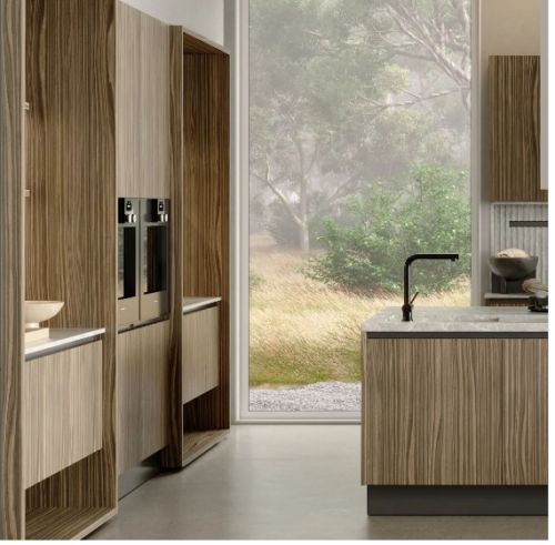 Amoblamientos de Cocina  –  Esencia madera – Johnson
