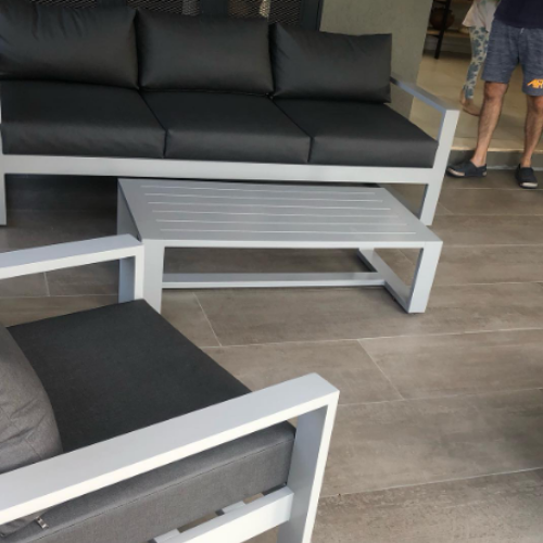 Muebles para exterior de aluminio