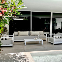 Sillones de aluminio para exterior-Lobos- Verde Jardín Muebles