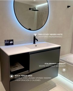equipamiento de baño