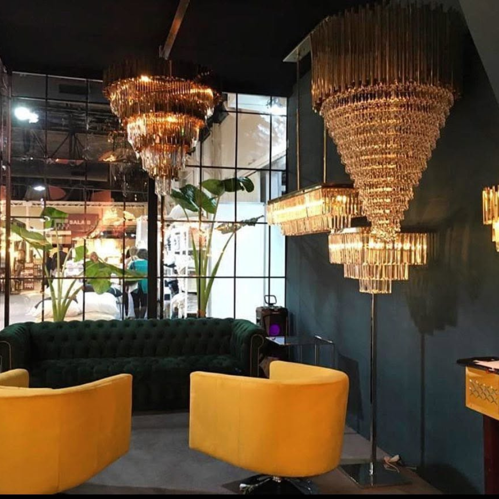 Arañas de cristal para decoración
